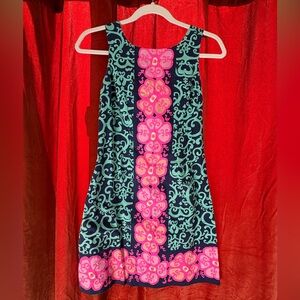 Lilly Pulitzer Pink, Blue & Turquoise Mini Dress